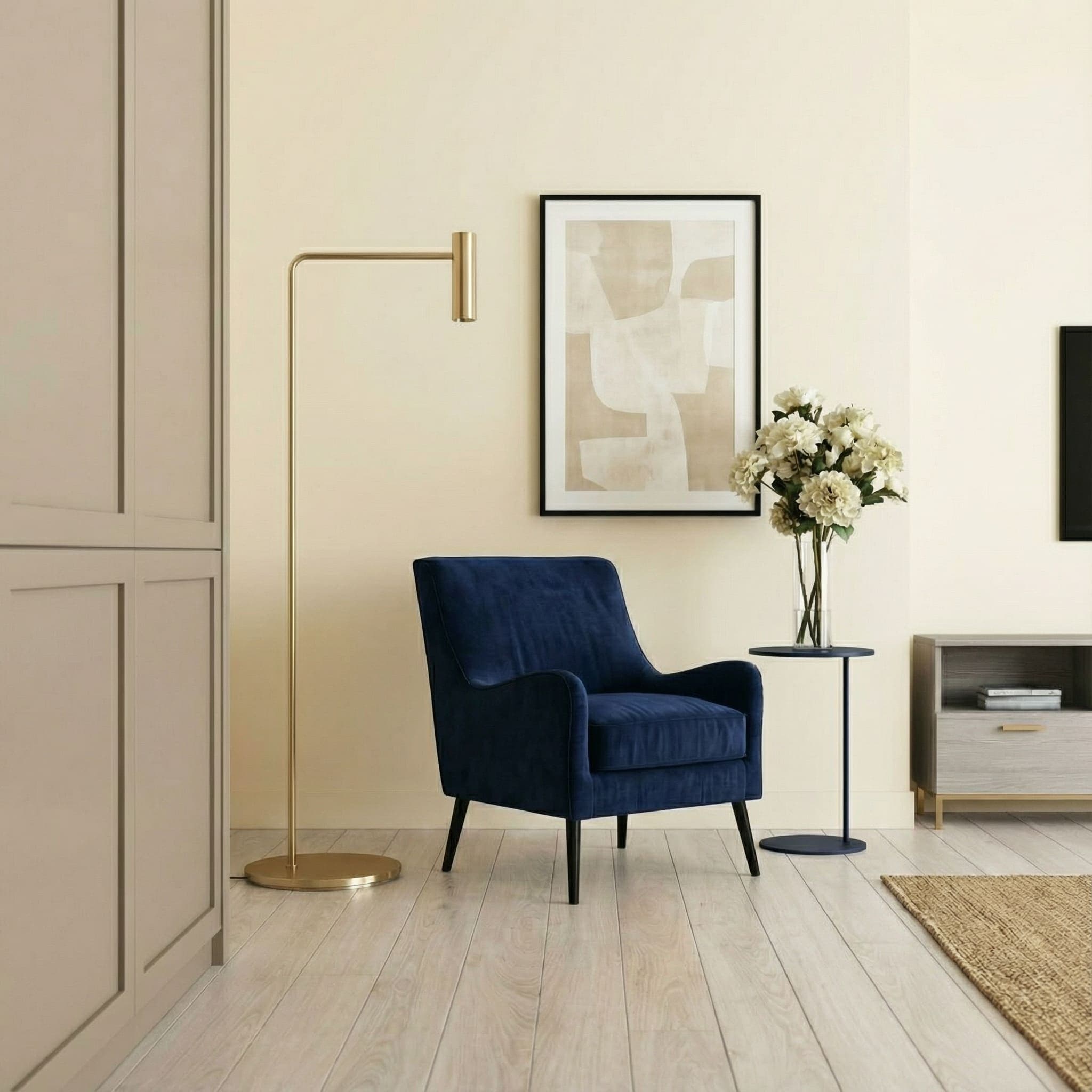 Luxury property details with refined styling