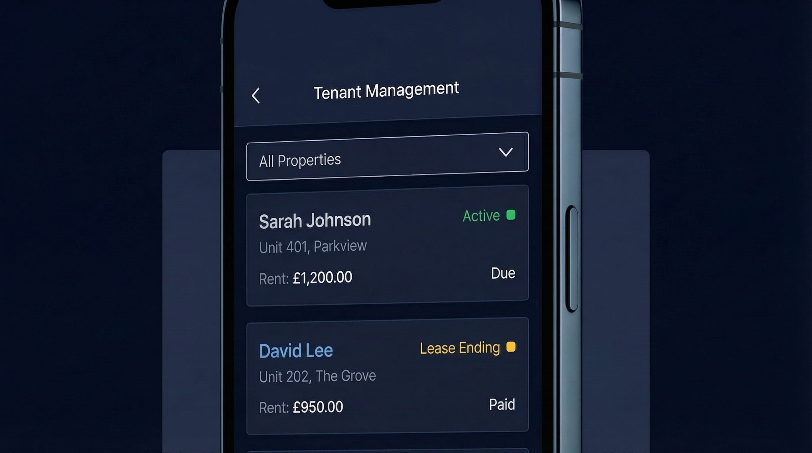 Tenant management services