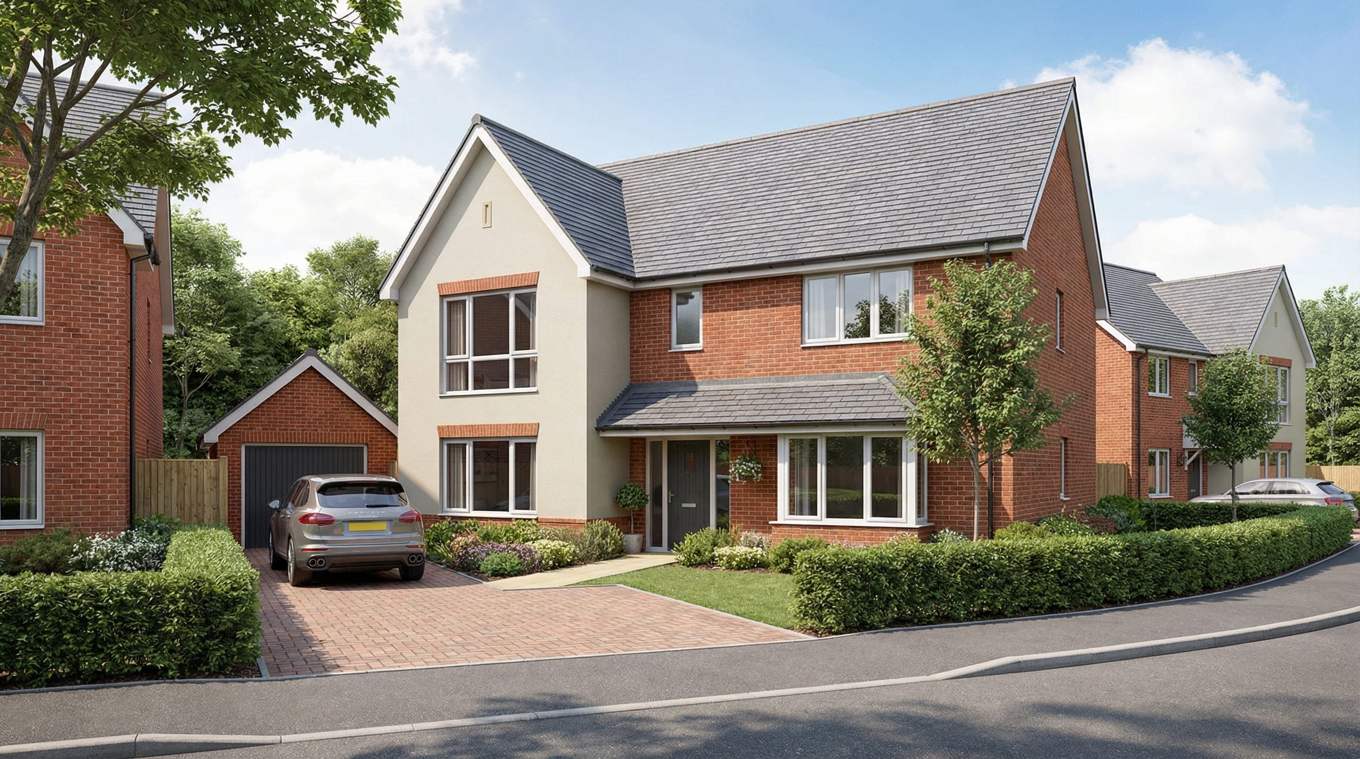 Modern new homes development